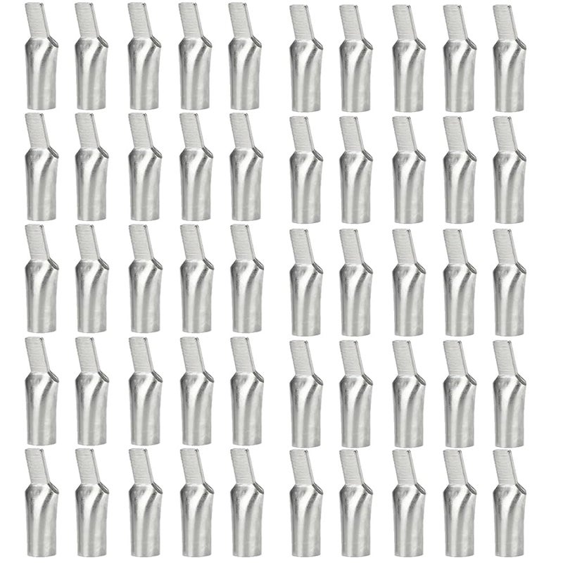 WSDMAVIS 50Pcs High Conductivity C45 Circuit Breaker Pins Copper Terminal Connectors with Cable Wire Lugs Reliably Crimp Terminal Lugs for Stable Connections up to 150°C - Image 1